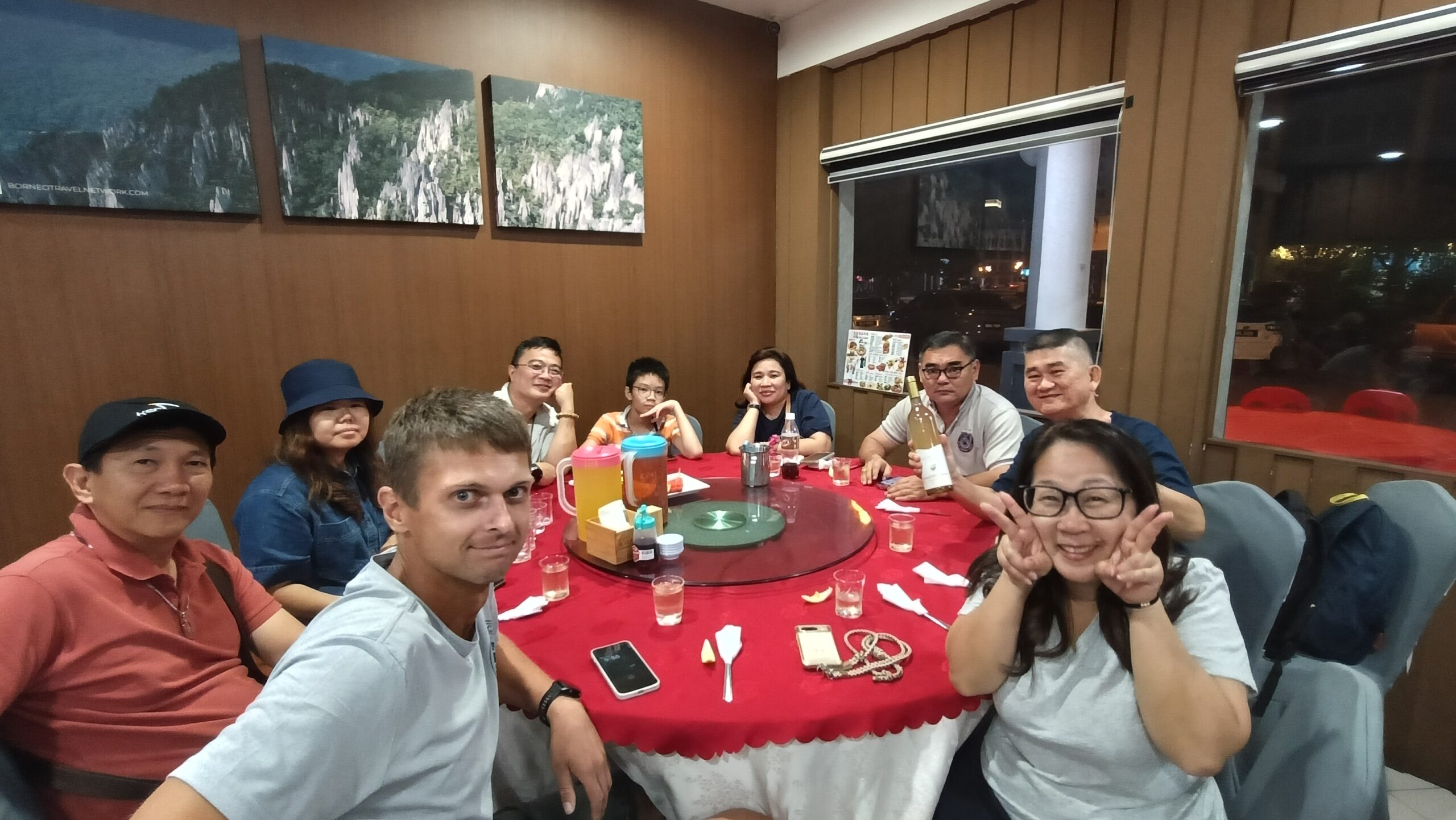 Wilson Chiam and tourism industry guests enjoying Sarawak hospitality during the 2026 Sarawak Tourism Exchange in Miri